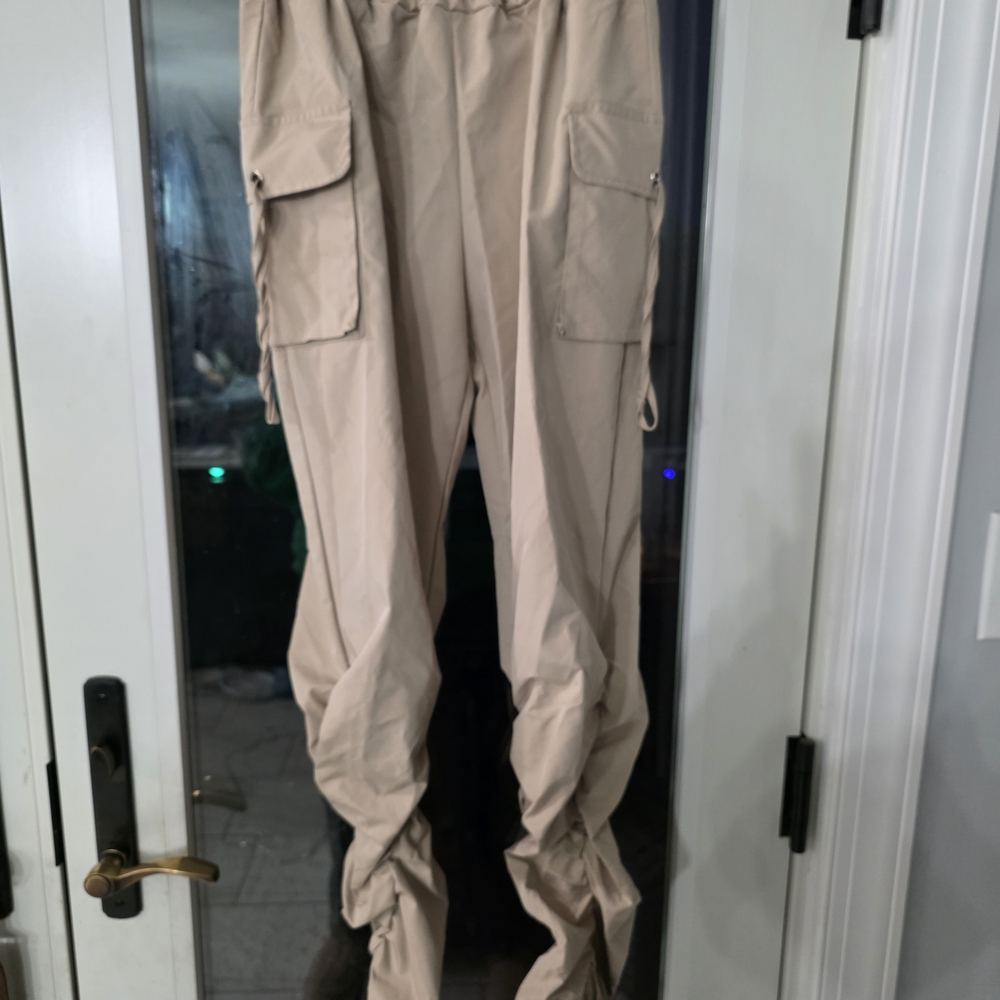 Women's Tan Cargo Pants